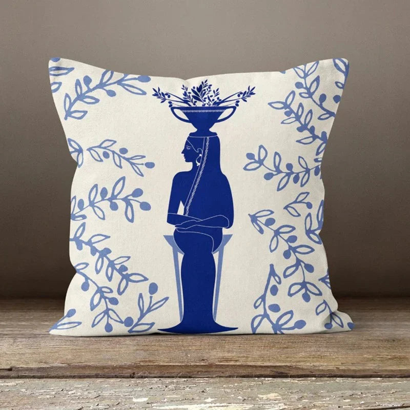 Cushion Covers Mediterranean Style Pack of 4