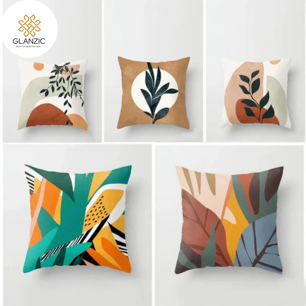 Cushion Cover Playful Digital Pack of 5
