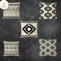 Cushion Cover Classic Black & White pack of 5