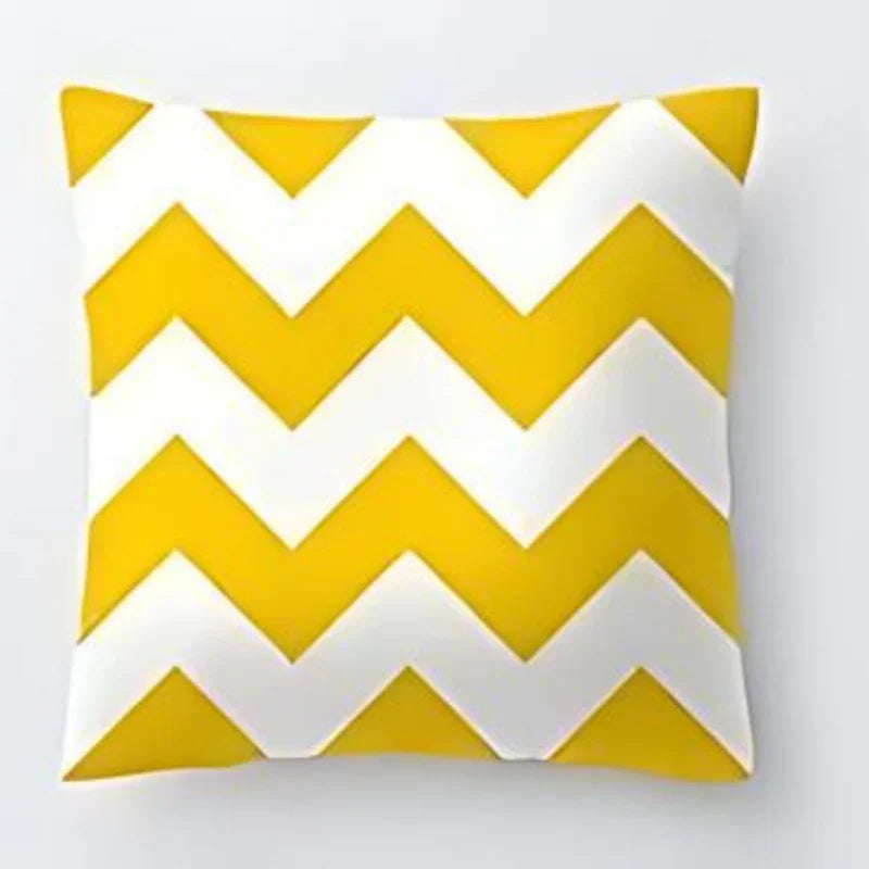 Cushion Covers Tulip Yellow Pack of 5