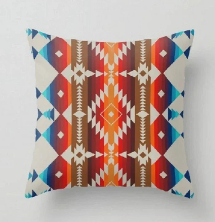 Cushion Covers Traditional Style Multi Colors 5 Pcs