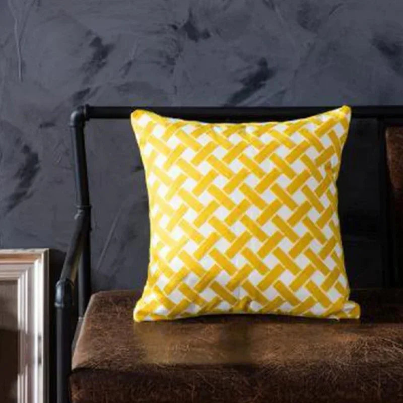 Cushion Covers Happy Yellow Sun Pack of 6