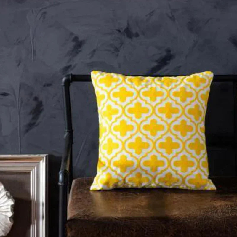 Cushion Covers Happy Yellow Sun Pack of 6