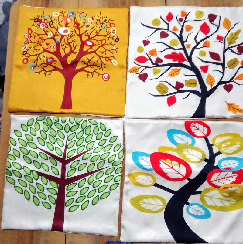 Cushion Cover Blooming Garden Pack of 7