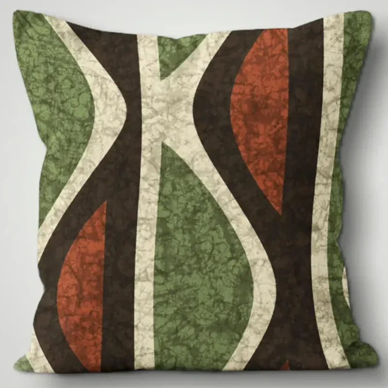 Cushion Covers Green Boho pack of 4