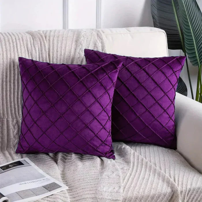 Cushion Covers Executive Velvet Pack Of 2